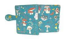 Load image into Gallery viewer, Mushroom Forest Small Wallet - Teal
