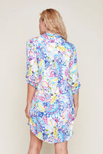 Load image into Gallery viewer, Paisley Button Up Tunic Dress (renuar)
