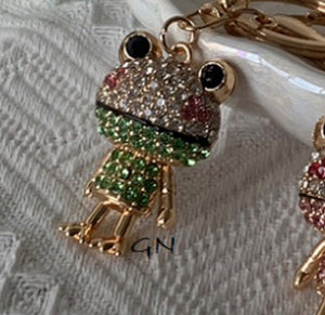 Blushing Frog Keychain