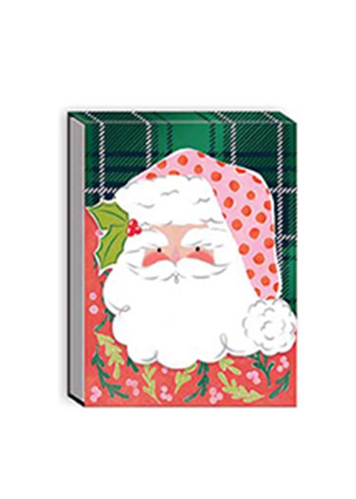Mistletoe Santa Mini Notepad