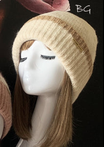 Chenille Toque - Beige