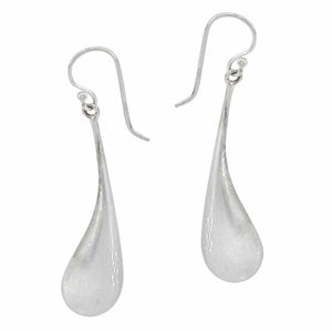 Long Droplet Earrings - sterling