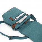 Load image into Gallery viewer, 7 Pocket canvas Shoulder Bag - Blue
