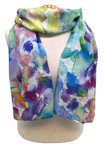 Watercolour Patch Scarf