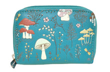 Load image into Gallery viewer, Mushroom Forest Change Purse - Teal
