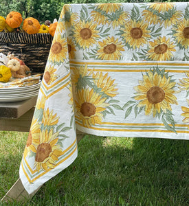 60x90 Sunflower Tablecloth