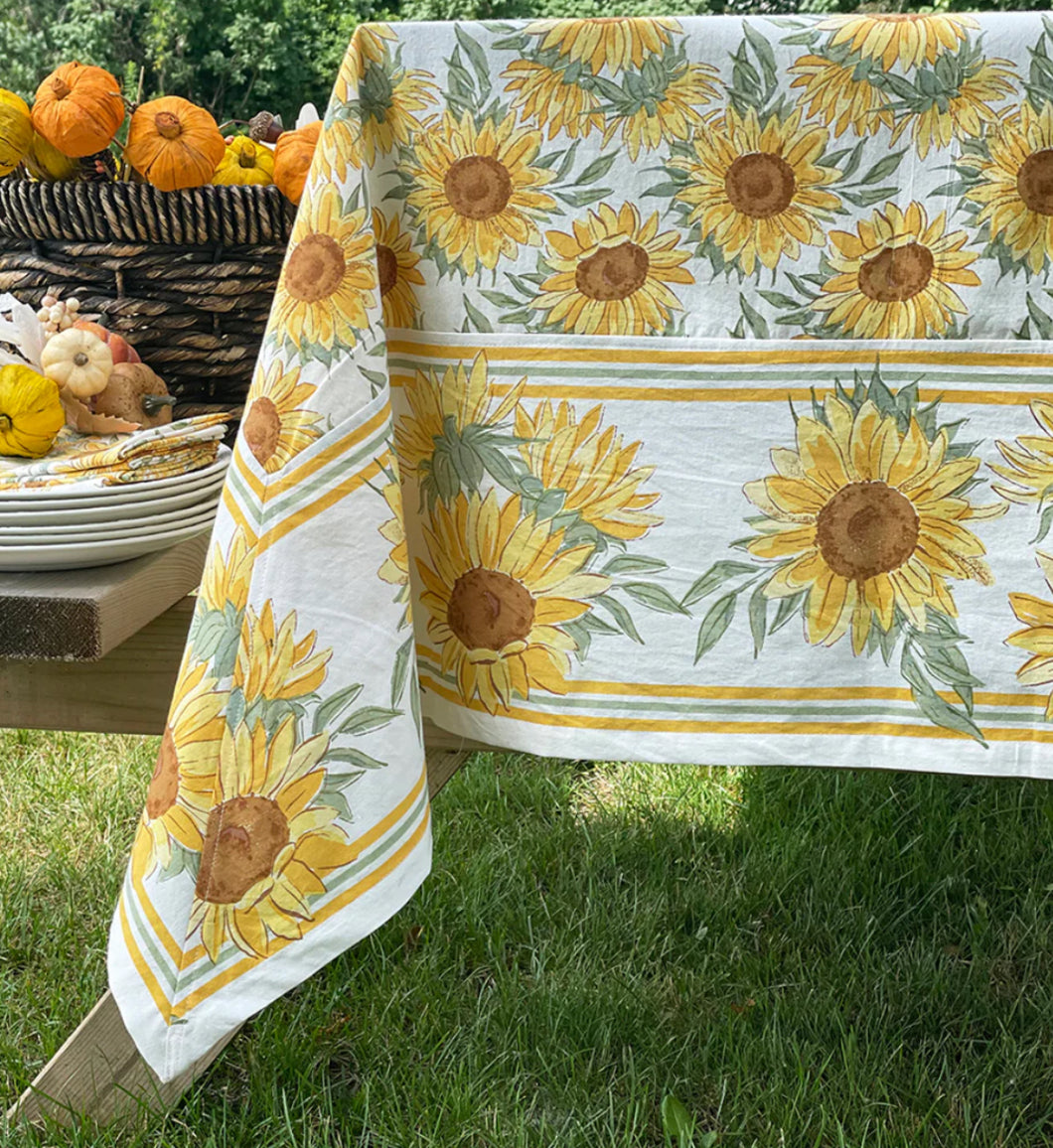 60x90 Sunflower Tablecloth