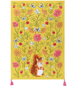 Mr Squirrel Tea Towel