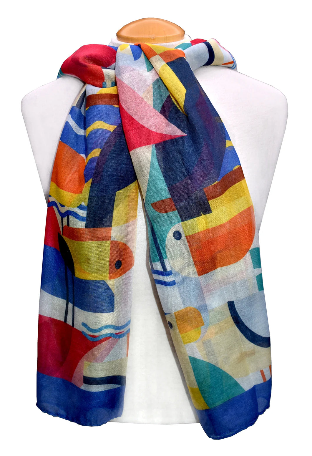 Abstract Birds Scarf