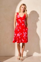 Load image into Gallery viewer, V-Neck Pocket Dress - Poppy (Tribal)
