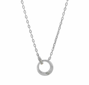 Loop CZ Necklace