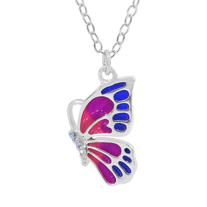 Butterfly Enamel Necklace