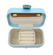 Load image into Gallery viewer, Turquoise Travel Jewelry Box - mini
