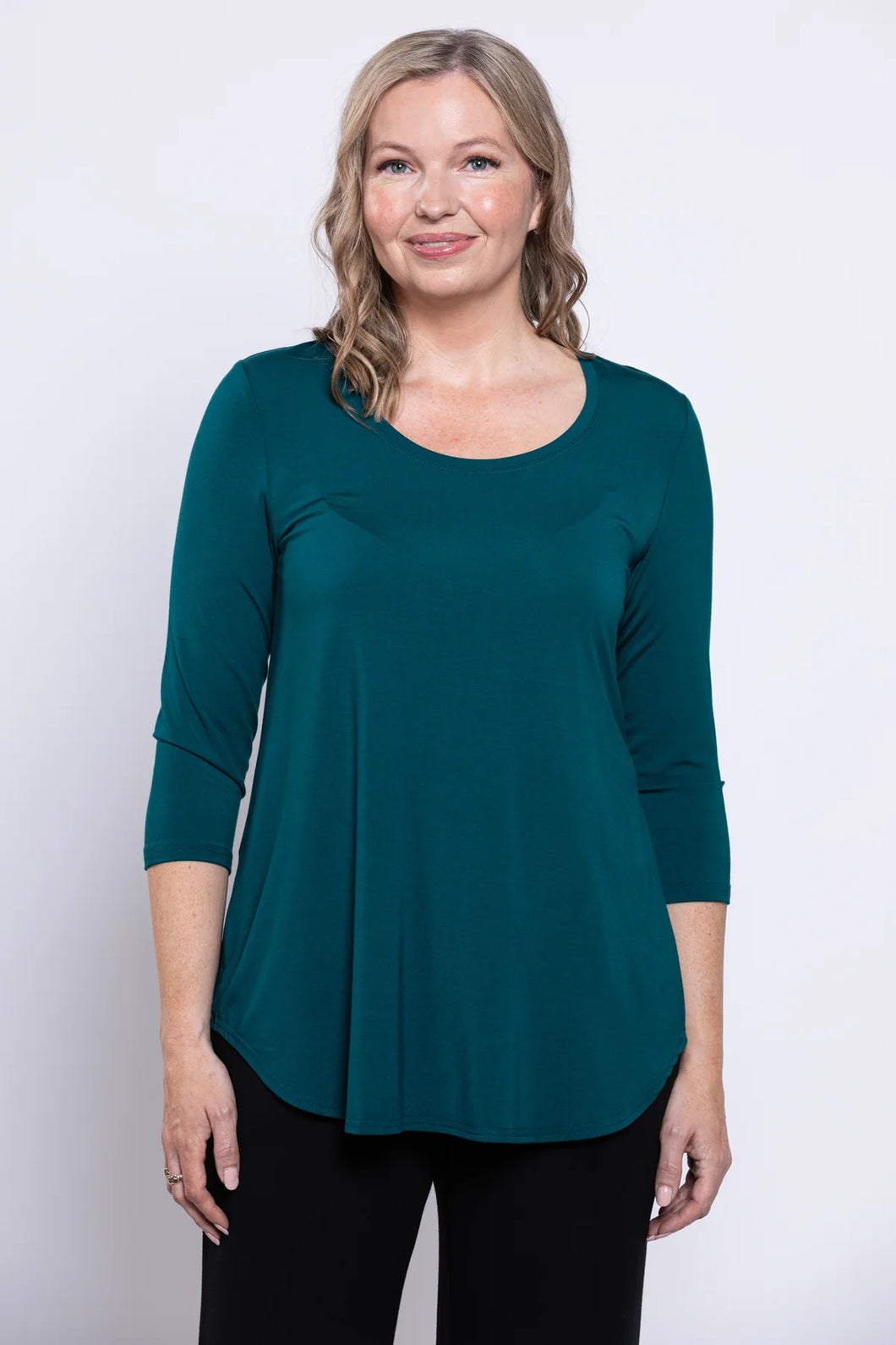 Jazz 3/4 Top - Teal (Blue Sky)