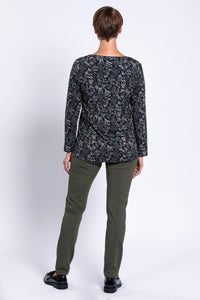 Margie Top - Khaki Herbal (Blue Sky)