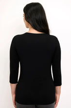 Load image into Gallery viewer, Mia Top - Black (Blue Sky)
