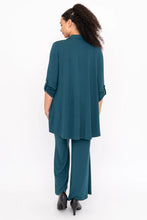 Load image into Gallery viewer, Michele Blouse French Terry - Teal (Blue Sky)
