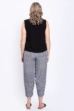 Load image into Gallery viewer, Nina Linen Tank - Black (Blue Sky)
