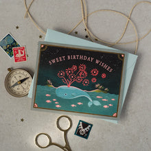 Load image into Gallery viewer, Sweet Birthday Whale Card
