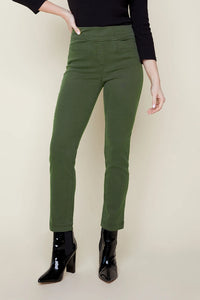 Cigarette Ankle Pant - Chive (Renuar)