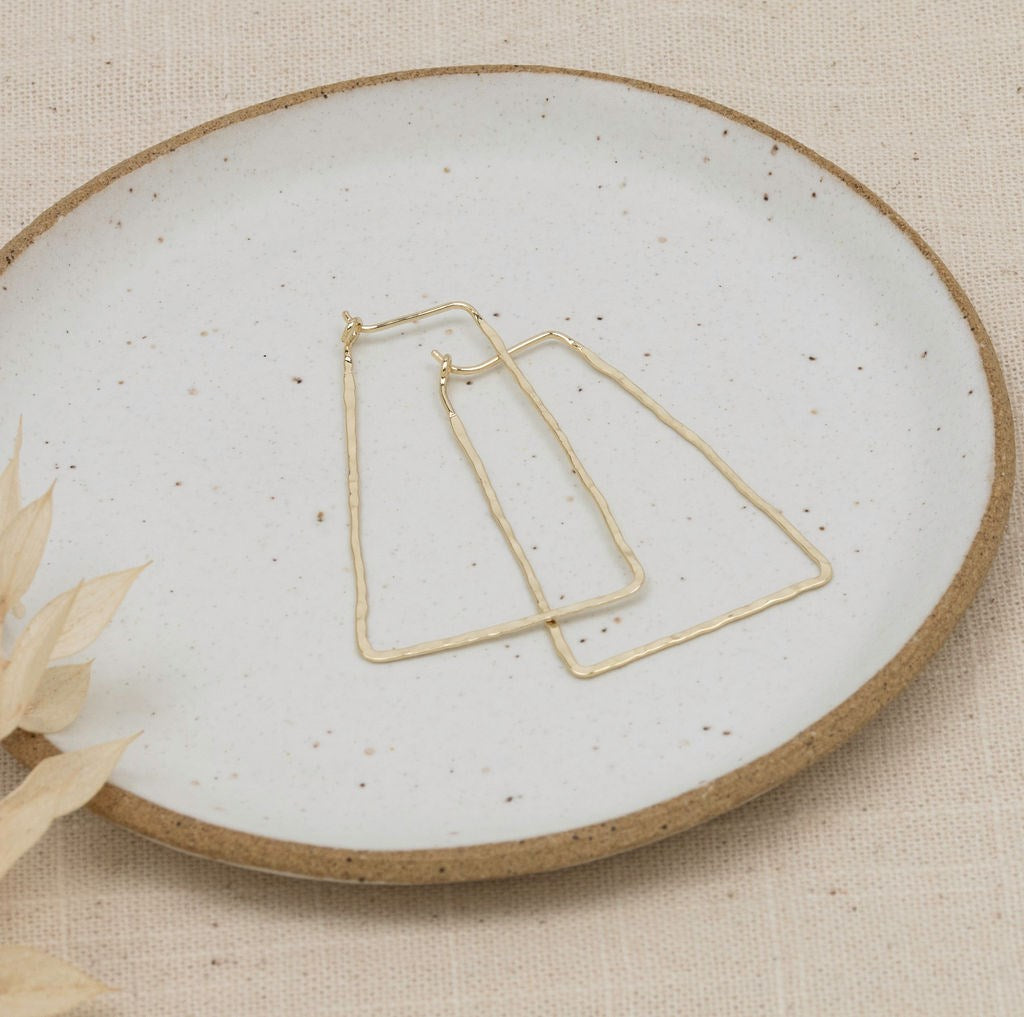 Remy Hoops - Gold Plated