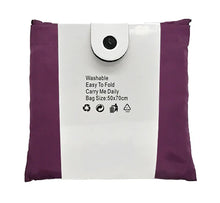 Load image into Gallery viewer, Drawstring Foldable Reusable Shopper - Purple
