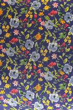 Load image into Gallery viewer, Purple Flowers Lightweight Scarf
