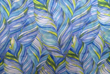 Load image into Gallery viewer, Breezy Leaf Scarf - Blue

