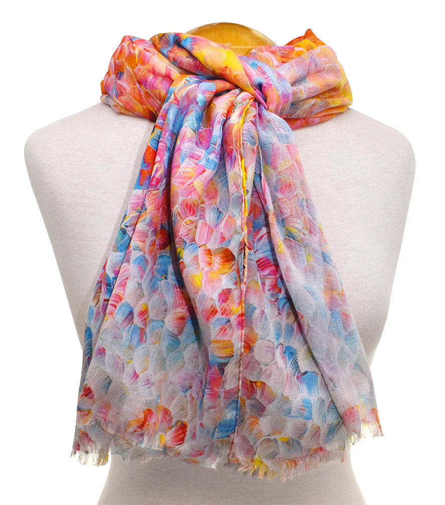Pastel Scales Oversize Scarf