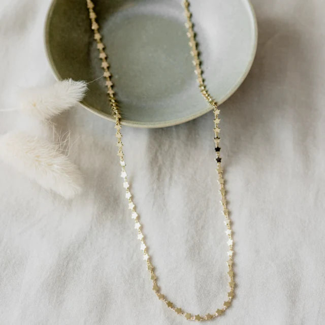 Row of Stars Necklace - Gold Plated