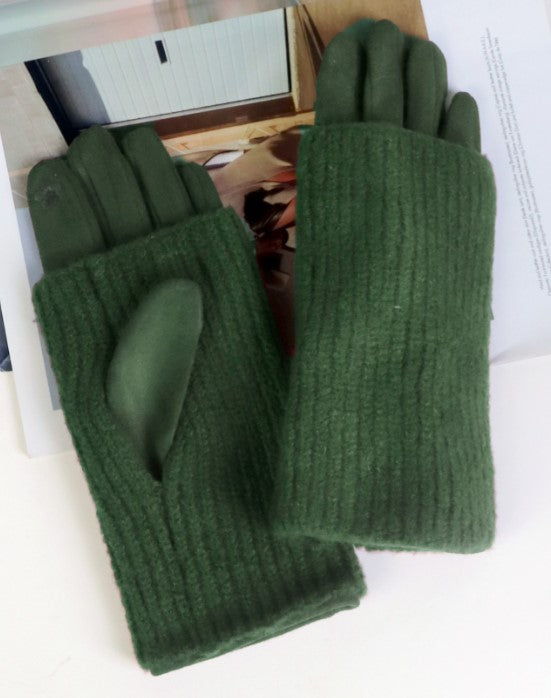 2 Piece Glove Set - Olive (GT)