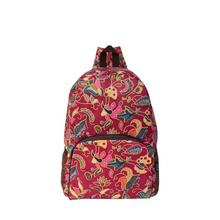 Load image into Gallery viewer, Vintage Red Foldable Backpack
