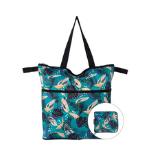 Load image into Gallery viewer, Foliage Zip Around Shopper
