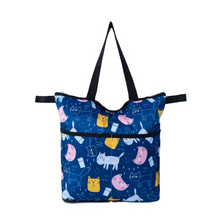Load image into Gallery viewer, Catmosphere Zip Around Shopper

