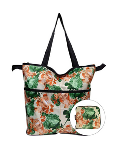 Carnation Zip Around Shopper