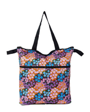 Load image into Gallery viewer, Ukiyo Floral Zip Around Shopper
