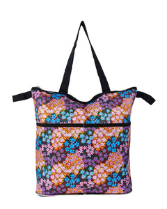 Ukiyo Floral Zip Around Shopper