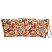 Load image into Gallery viewer, Cork Glasses Case - Butterflies
