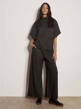 Load image into Gallery viewer, Herringbone Roll Neck Top - Charcole (Apricot)
