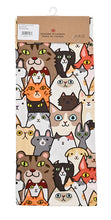 Load image into Gallery viewer, Cat Crowd Cotton Tea Towel
