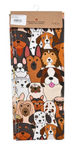 Load image into Gallery viewer, Dog Crowd Cotton Tea Towel
