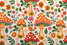 Load image into Gallery viewer, Mushroom Flower Tea Towel
