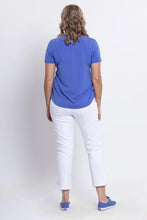 Load image into Gallery viewer, Tessa S/S Tee - Periwinkle (Blue Sky)
