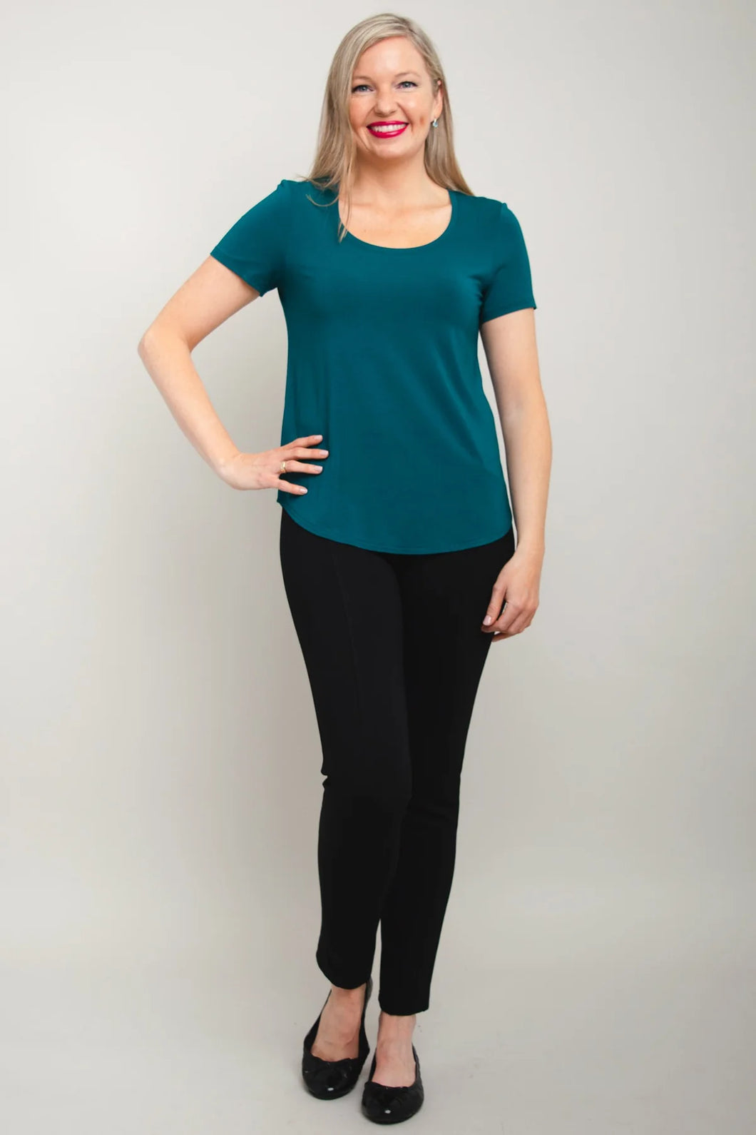 Tessa Tee - teal (Blue Sky)