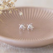 Load image into Gallery viewer, Sea Turtle Studs - Silver Plated (Glee)

