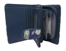 Load image into Gallery viewer, Midnight Owls Small Wallet - Navy
