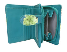 Load image into Gallery viewer, Forest Hedgehog Small Wallet - Teal
