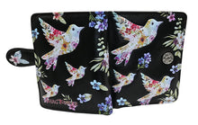 Load image into Gallery viewer, Floral Bird Small Wallet - black
