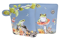 Load image into Gallery viewer, Frog Forest Small Wallet - Sky Blue

