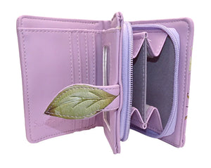 Summer Wild Flowers Small Wallet - Mauve